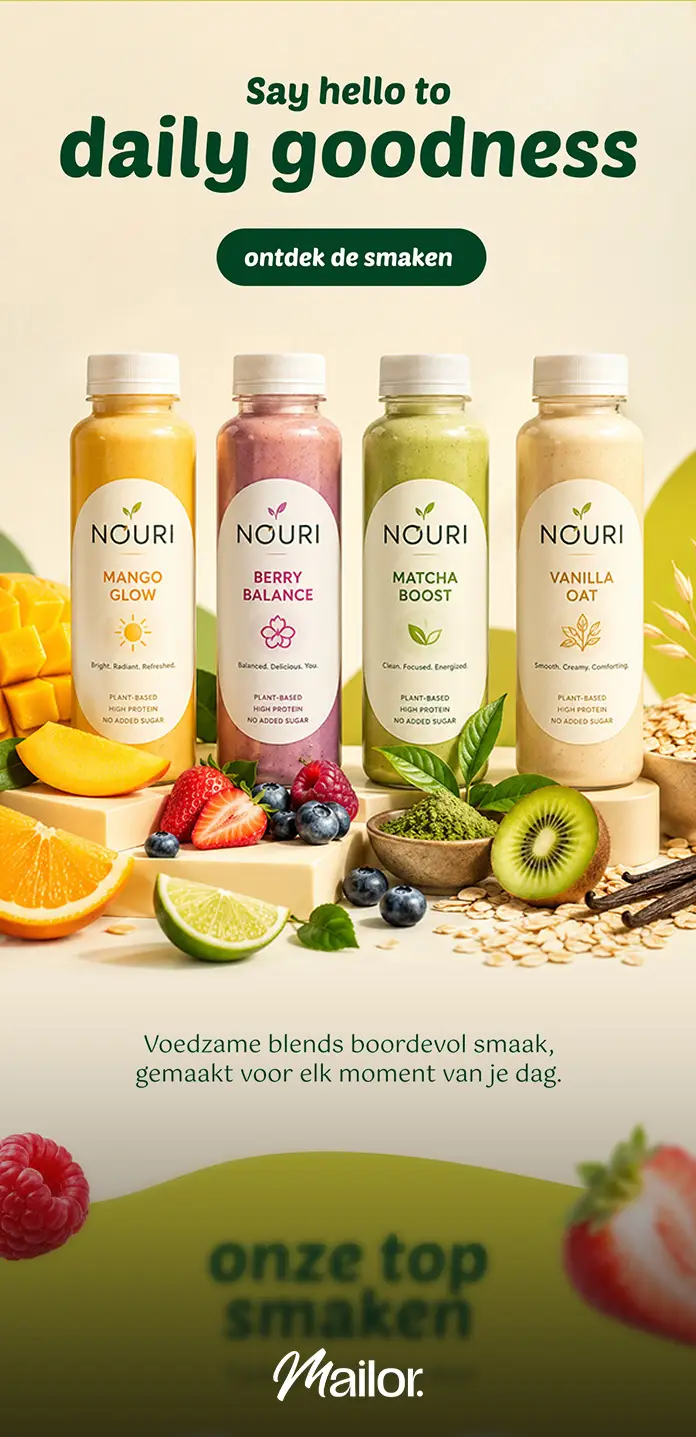 Nouri emaildesign, say hello to daily goodness